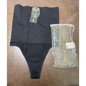 Vtg NEW ShaperQueen High Waisted G-String Lightly Boned Shaper Panty Sz L / XL